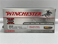 Winchester 2 Long Rifle Hollow Point Copper Head