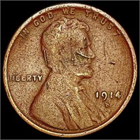 1914-D Wheat Cent LIGHTLY CIRCULATED