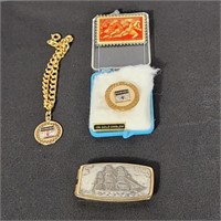 Vintage 12 Gold Filled Wabash Service Pin, 10K