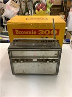 Kodak Brownie 300 movie projector and radio