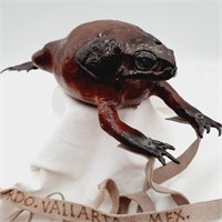 Real Frog Purse 10"×4" Taxidermy Bullfrog Mexico