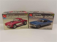1957 Corvette, 1969 Chevelle SS Models 1/25th