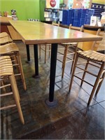 90" x 30" x 42" tall Bar Height Table TABLE ONLY