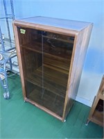 Curio cabinet  24.5 in wide 18 in deep 44.5 in