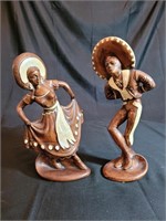 Pair of Treasure Craft Spanish Dancers