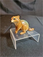 Goebel Numbered Raccoon Porcelain Figurine