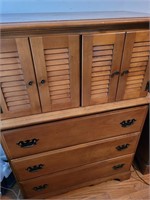 Vintage Maple Chest on Chest