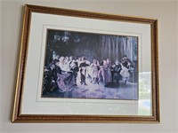 Charming Print of Dance Lessons