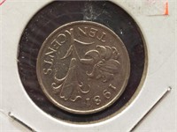 1981 Bermuda coin
