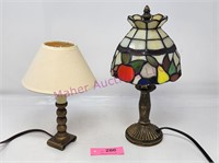 (2) Small Lamps