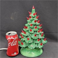 Ceramic Christmas Tree, 9.5"h look at pictures