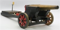 Vintage Toy Cannon- Cast Brass