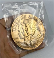 Large Bronze Tuskegee Airmen Commem Medal