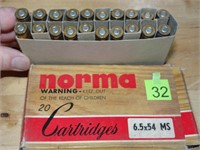 6.5x54 MS 165gr Norma Rnds 20ct