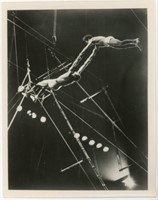 8x10 Two French boys trapeze artists Hoyt photo