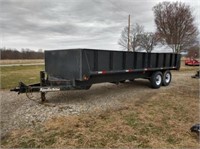 (T) 2006 Appalachian dump trailer, 8'X20'