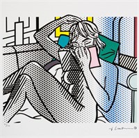 Roy Lichtenstein 'Nude Reading'