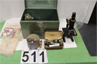Vintage Spencer Microscope w/ Accessories