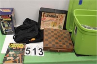 Green Tote w/ Chess Board ~ Casino Queen Bags ~