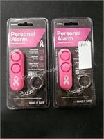 2- sabre personal alarms (display area)
