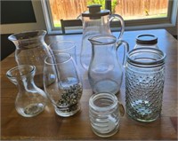 Lot of Vases, Pitchers & More