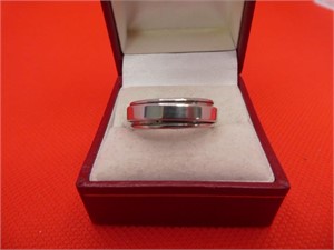Stainless Steel Spinner Band Size 10.5