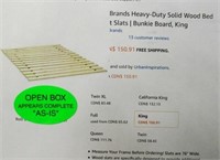 Classic Brands Heavy Duty Wood Bed Support Slats