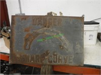 Antique Metal Traffic Sign