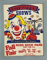 SWEET REITHOFFER SHOWS CIRCUS FRAMED POSTER