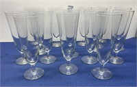 Pilsner Glasses 12 + 8” h