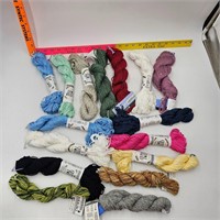 Cotton Twist Yarn Lot-Various Colors