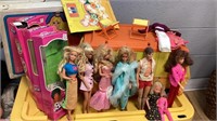 Barbies, 1970’s, 5+ dolls, Camper Van, missing