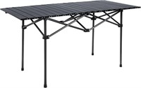 Outdoor Folding Table 4 foot Black
