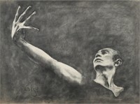 Charcoal Drawing of Dancer