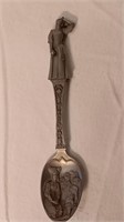 6" Pewter Snow White & 7 Dwarfs Collector's Spoon!