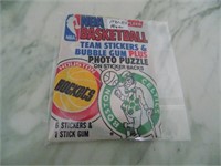 Fleer NBA Basketball Team Stickers 1981-82