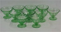 Uranium Glass Sherbets