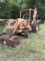 Ford 3550 backhoe with 2 extra buckets