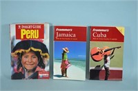 Guide Books for Peru, Jamaica, and Cuba