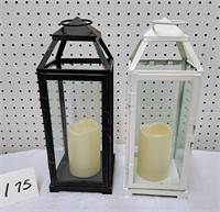 2 candle lanterns