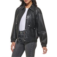 XL, Levi's Women's Faux Leather Lightweight Dad