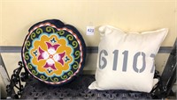 Decorative Pillows and Bench
