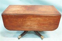 AMERICAN MAHOGANY DROP LEAF TABLE