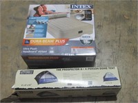 Rugged Exposure Tent and Intex Air Mattress-