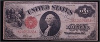1917 US NOTE ONE DOLLAR  VF