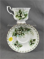 Royal Albert "Lilly of the Valley" Cup & Saucer
