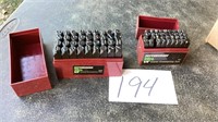 2 Pittsburgh 36 piece steel stamping sets 3/8 and