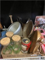 pan sauce maker and small Jars