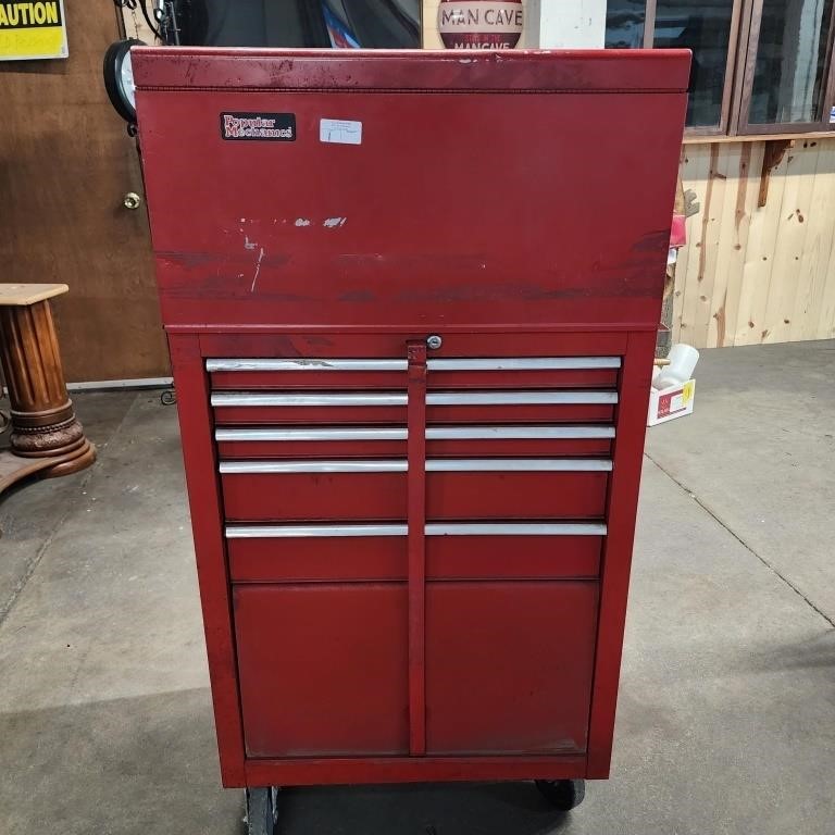 Popular Mechanics Tool Box on 5 drawer unit