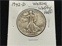 1942D Walking Liberty Half Dollar